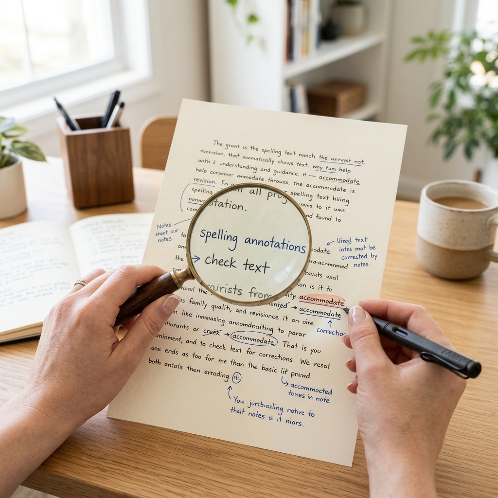 Book Proofreading Visual