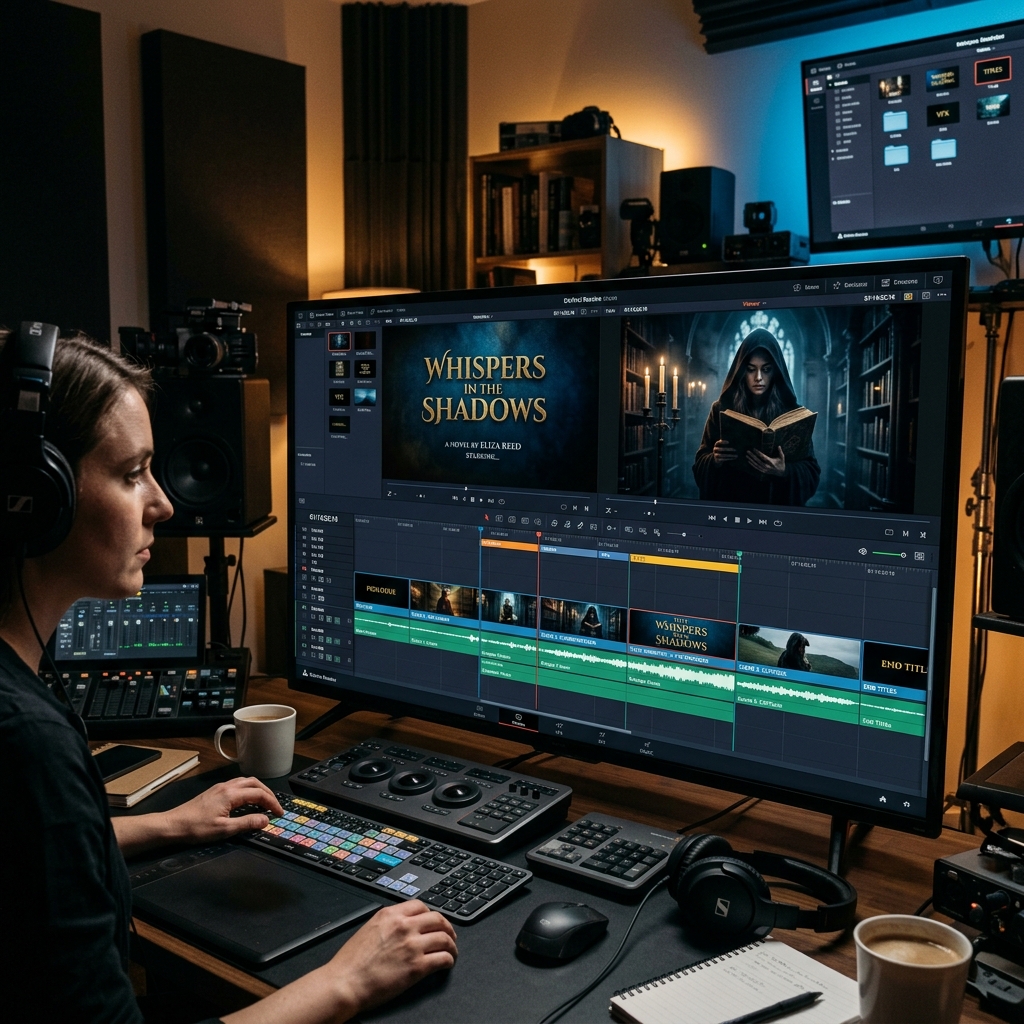 Cinematic Book Trailer Visual